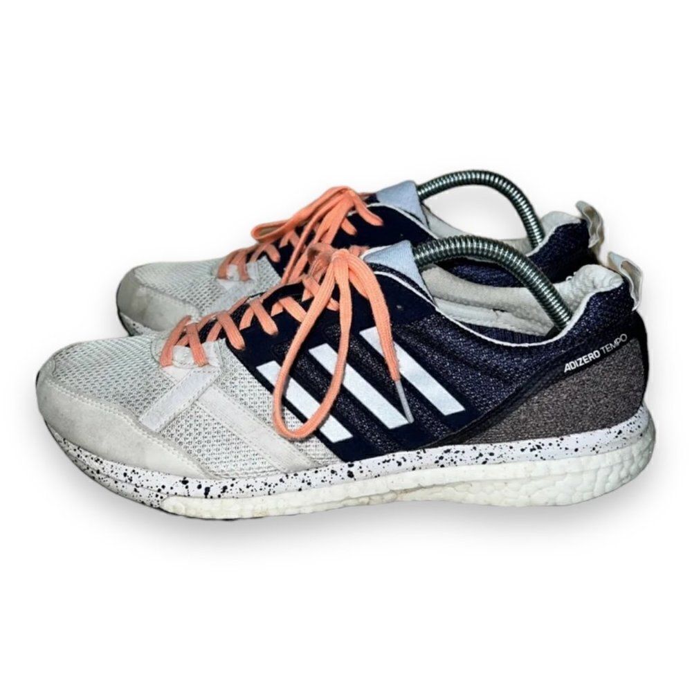 Adidas Adizero Tempo 9 White/Blue/Black CP9499 Women's 11 UK 9.5 EURO 44